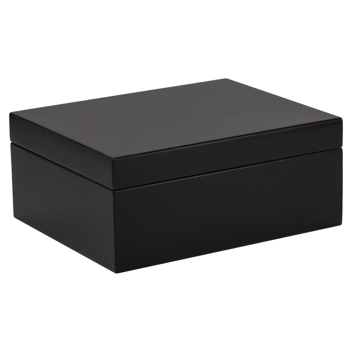 Éclat Black Humidor – Closed Desktop Cigar Storage