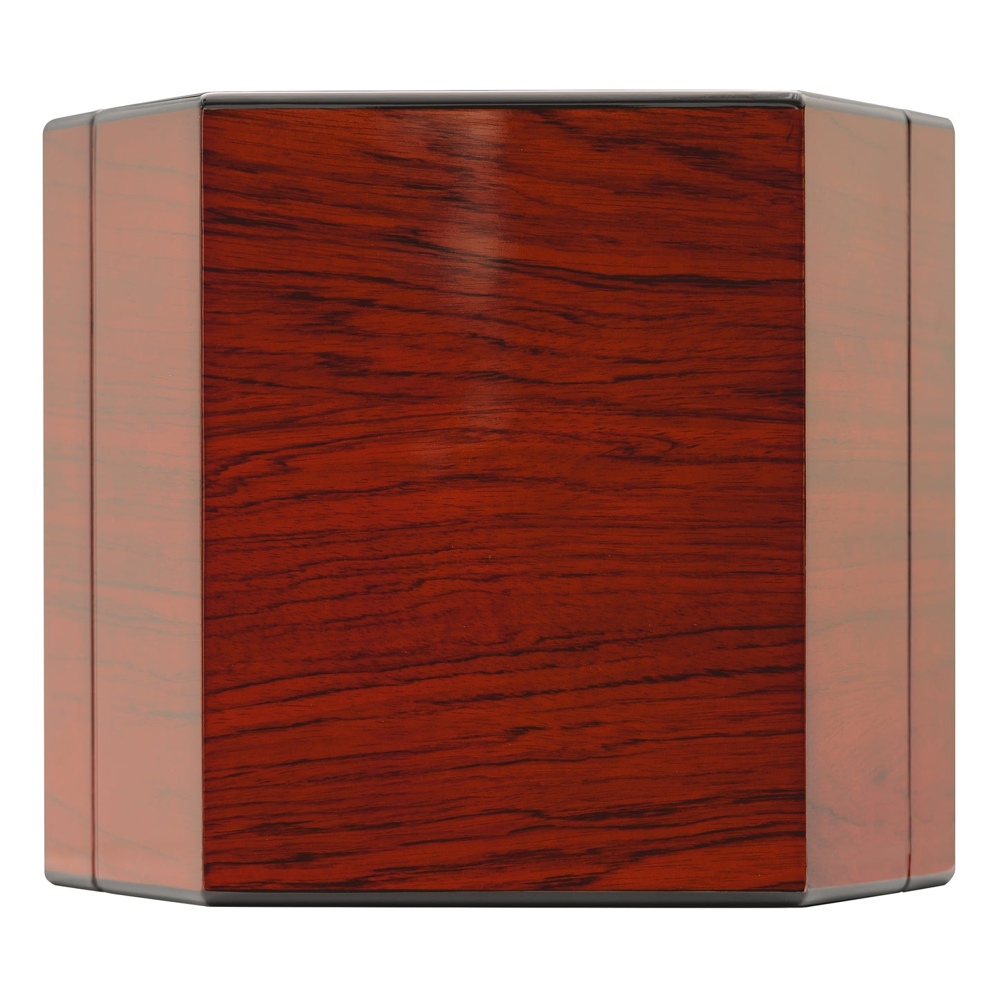 Rosewood Finish – Close-Up of Humidor Exterior