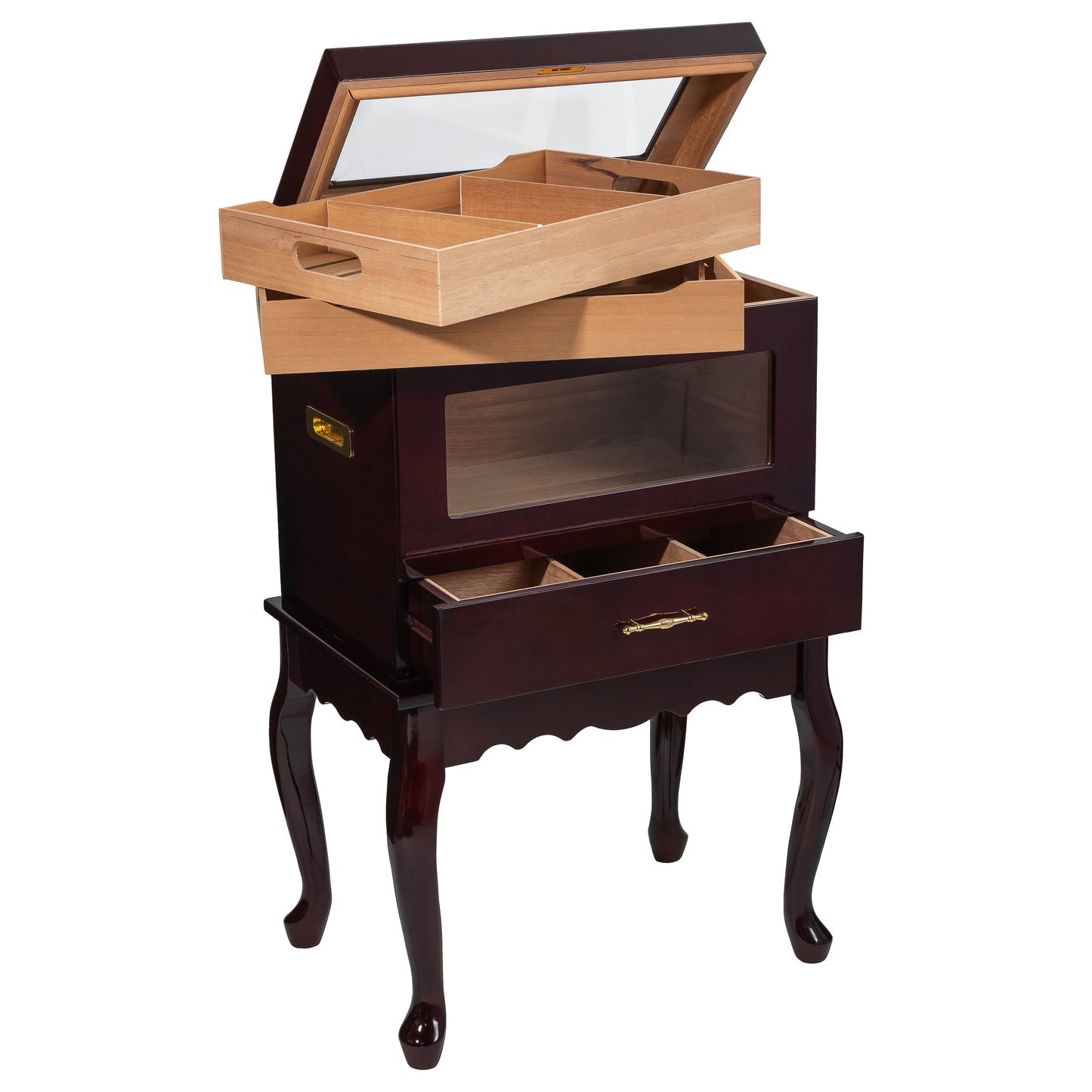 Humidor Open – Spanish Cedar Interior with HYDRA System