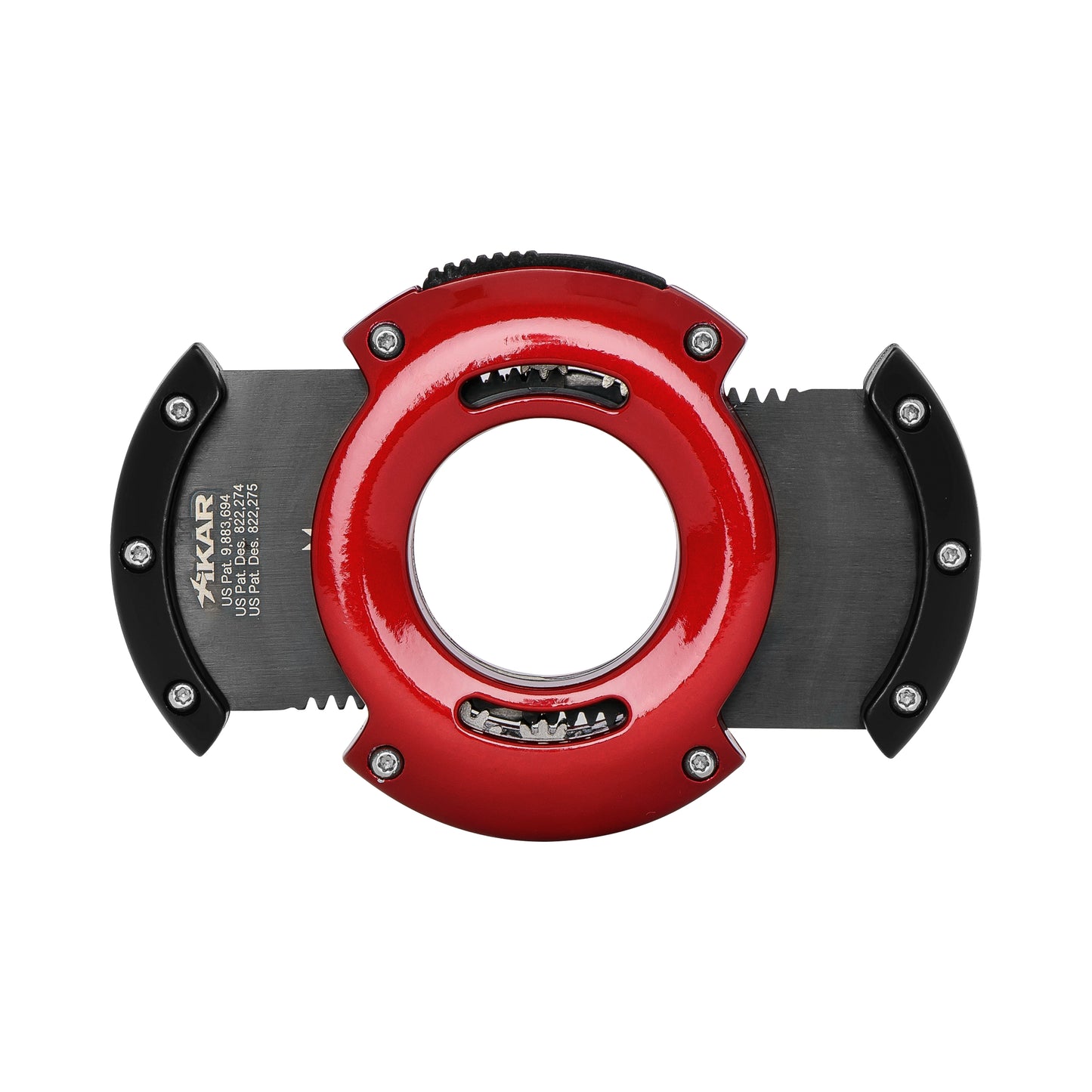 XO Cutter Open – Dual Blade Design in Red & Black