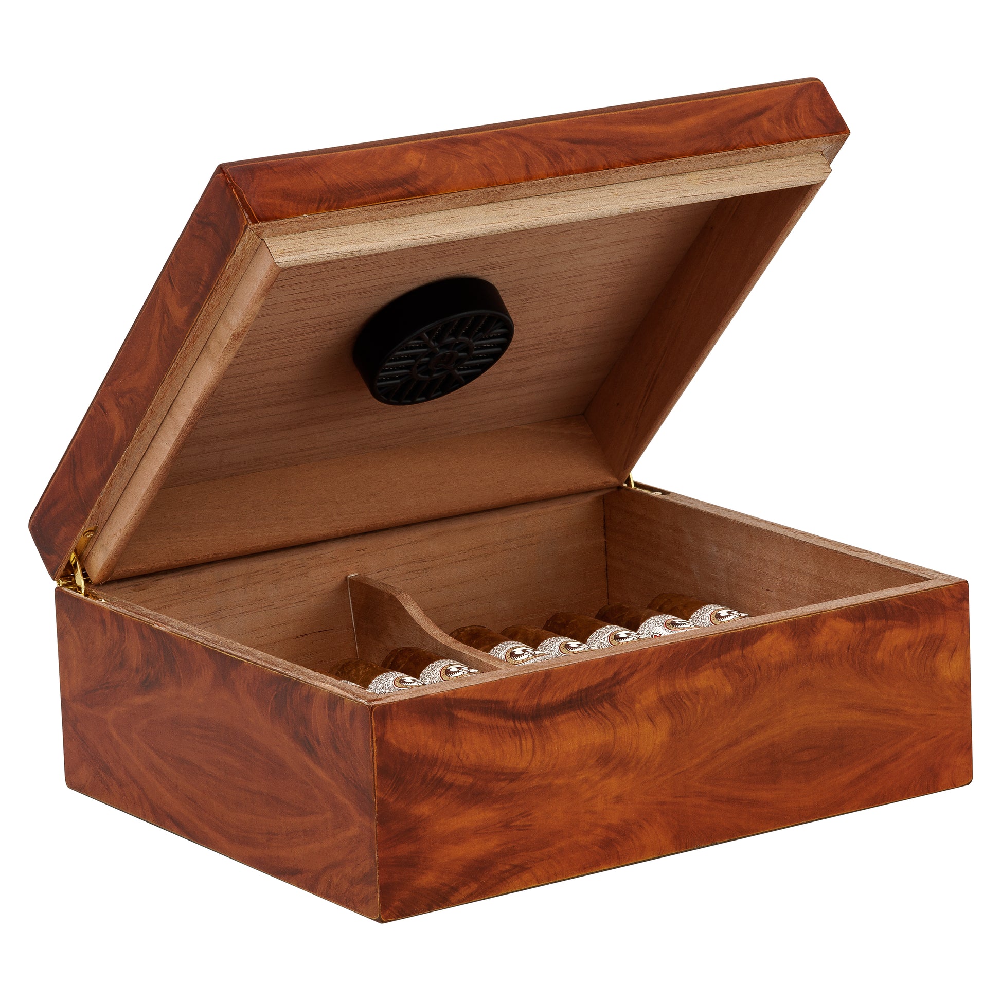 Spanish Cedar Interior – Built-In Hygrometer