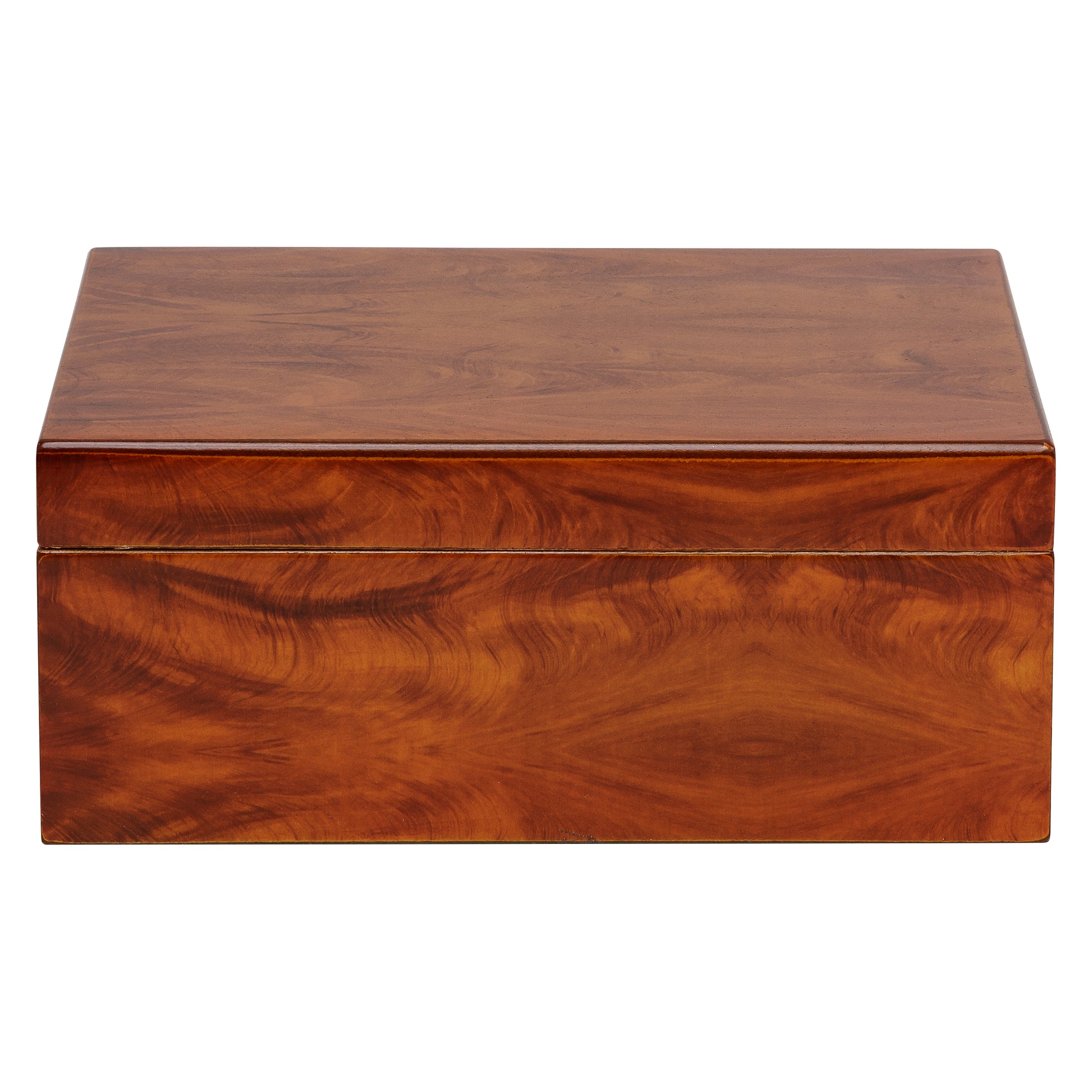 Top Angle – Open Éclat Humidor with Cedar Divider