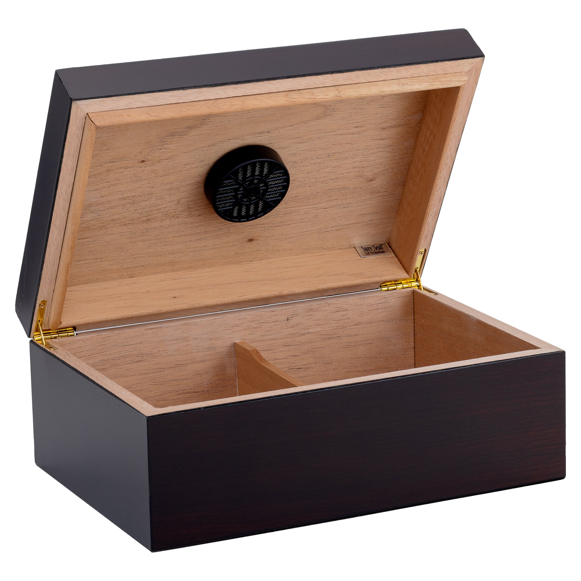 Spanish Cedar Interior – Built-In Hygrometer and Divider
