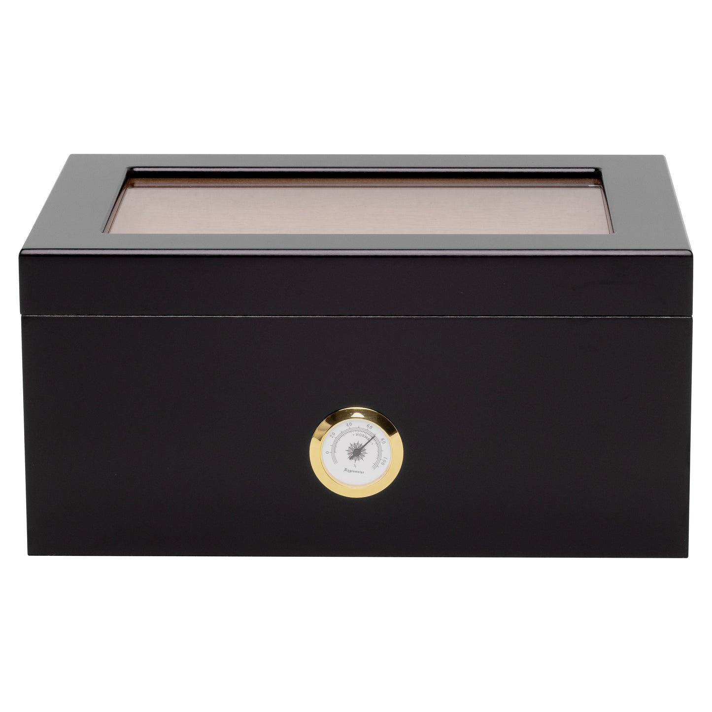 Cigar Storage Showcase – Bally Series Black Humidor