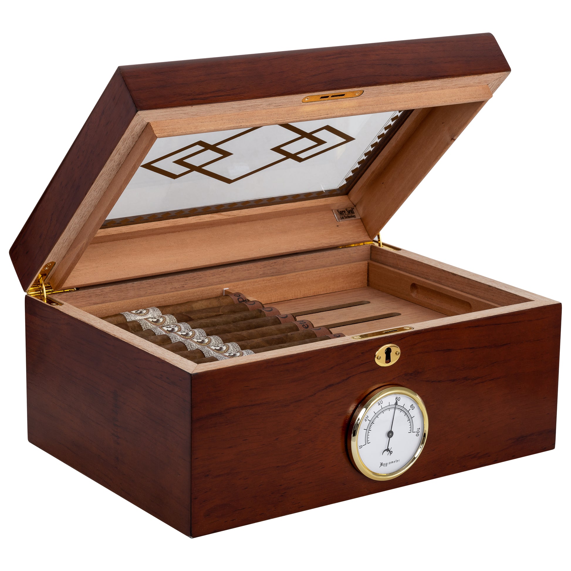 Open Humidor – Spanish Cedar Tray with Divider