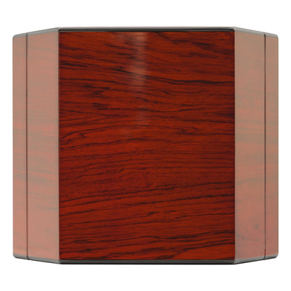 Rosewood Finish – Close-Up of Humidor Exterior