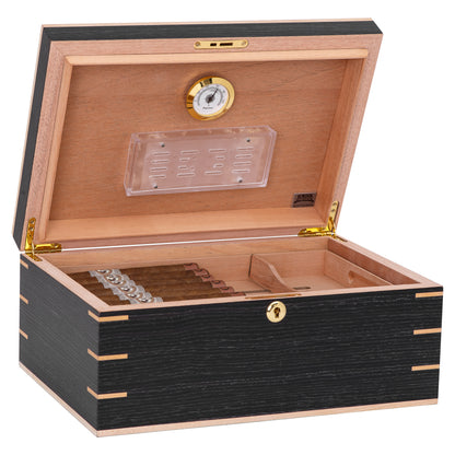 Humidor Interior – Adjustable Divider and Hygrometer