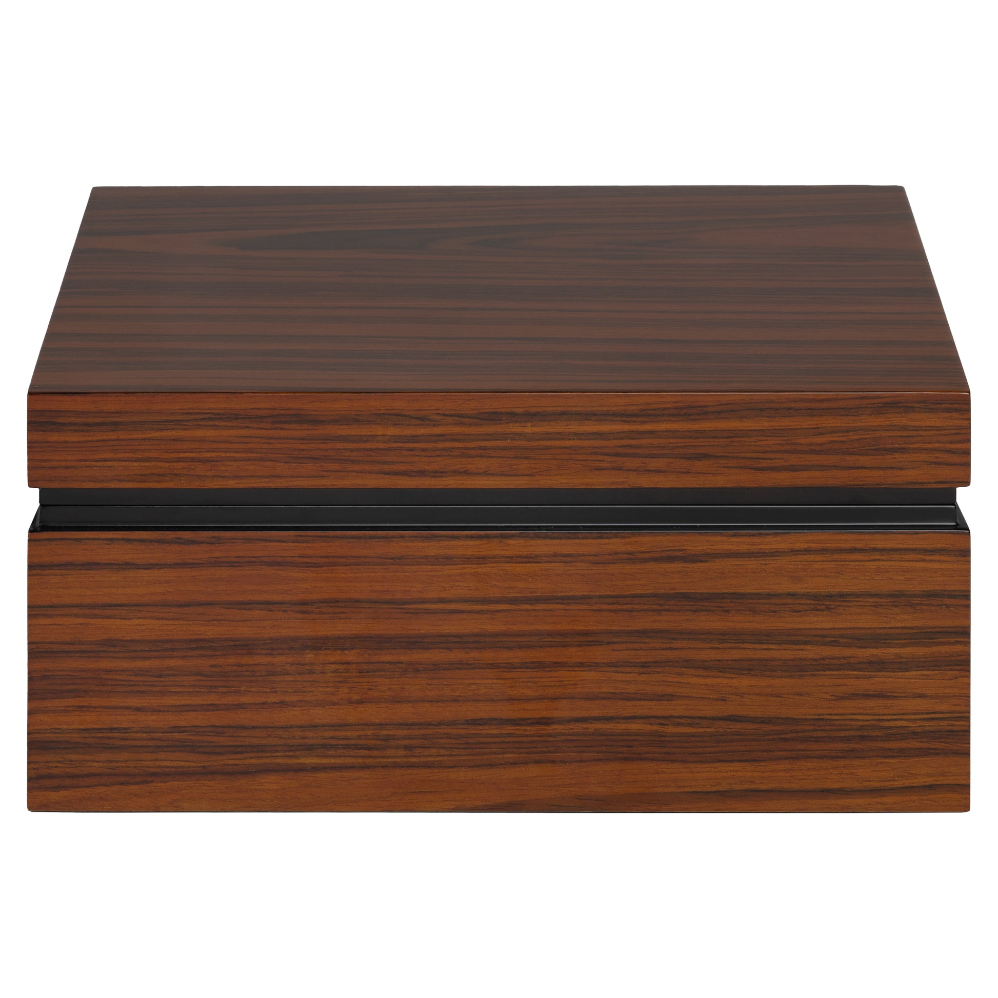 Side Angle – Minimalist Block-Style Desktop Humidor