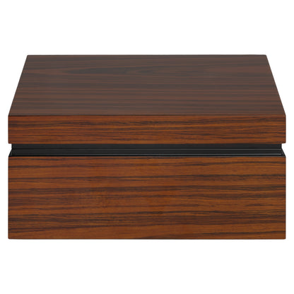Side Angle – Minimalist Block-Style Desktop Humidor