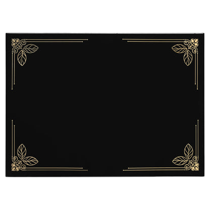 Gold Detailing – Decorative Emblem and Locking Mechanism