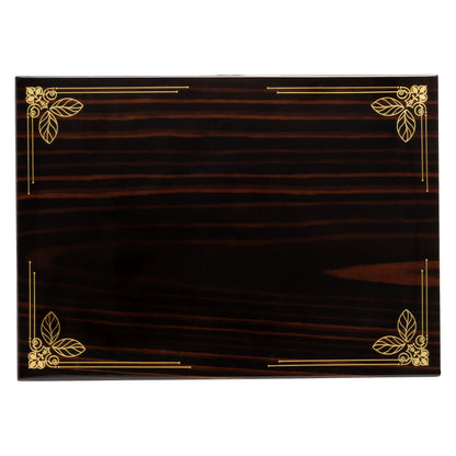 Oro Humidor Set – Open View with Accessories and Tray Insert