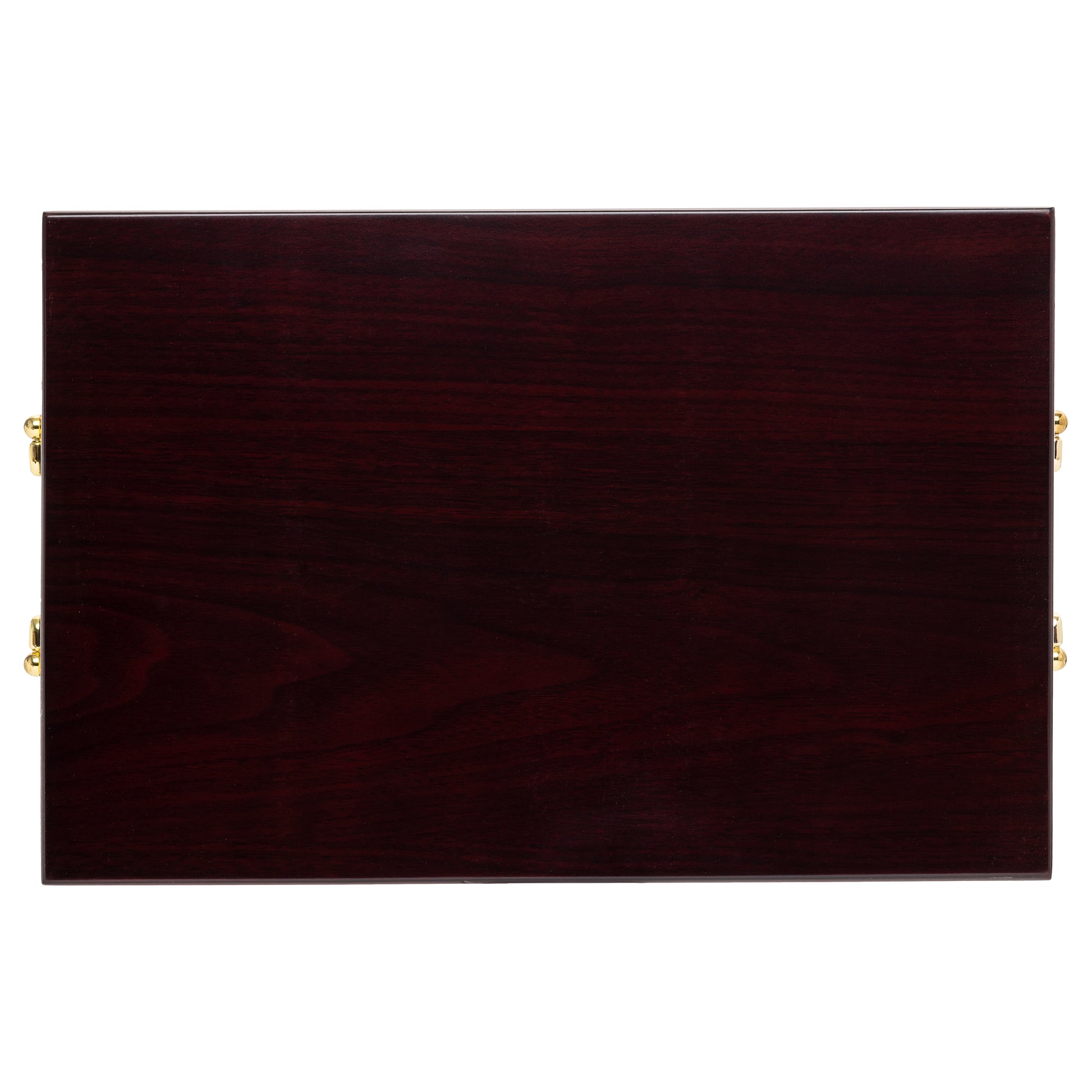 Top Detail – Cherry Wood Finish on Large Capacity Humidor