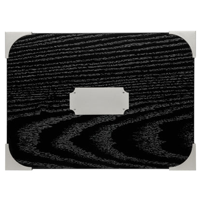 Texture Detail – Ebony Woodgrain and Chrome Hardware