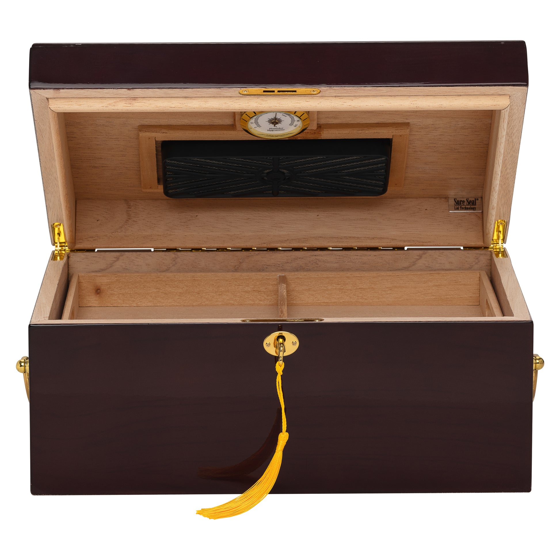 Open Interior – Spanish Cedar Tray and Divider