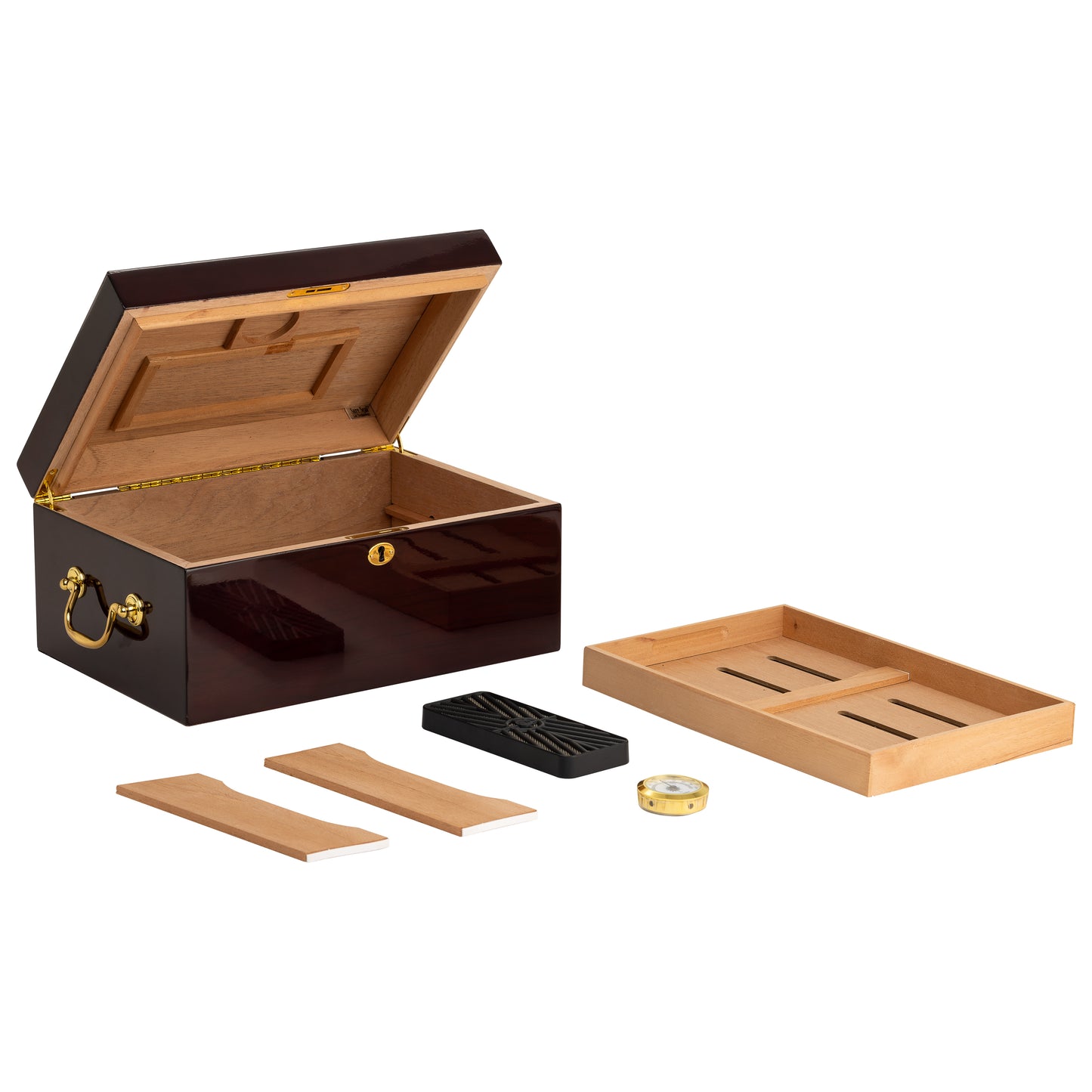 Open Display – Complete Humidor Set with Boveda Packs