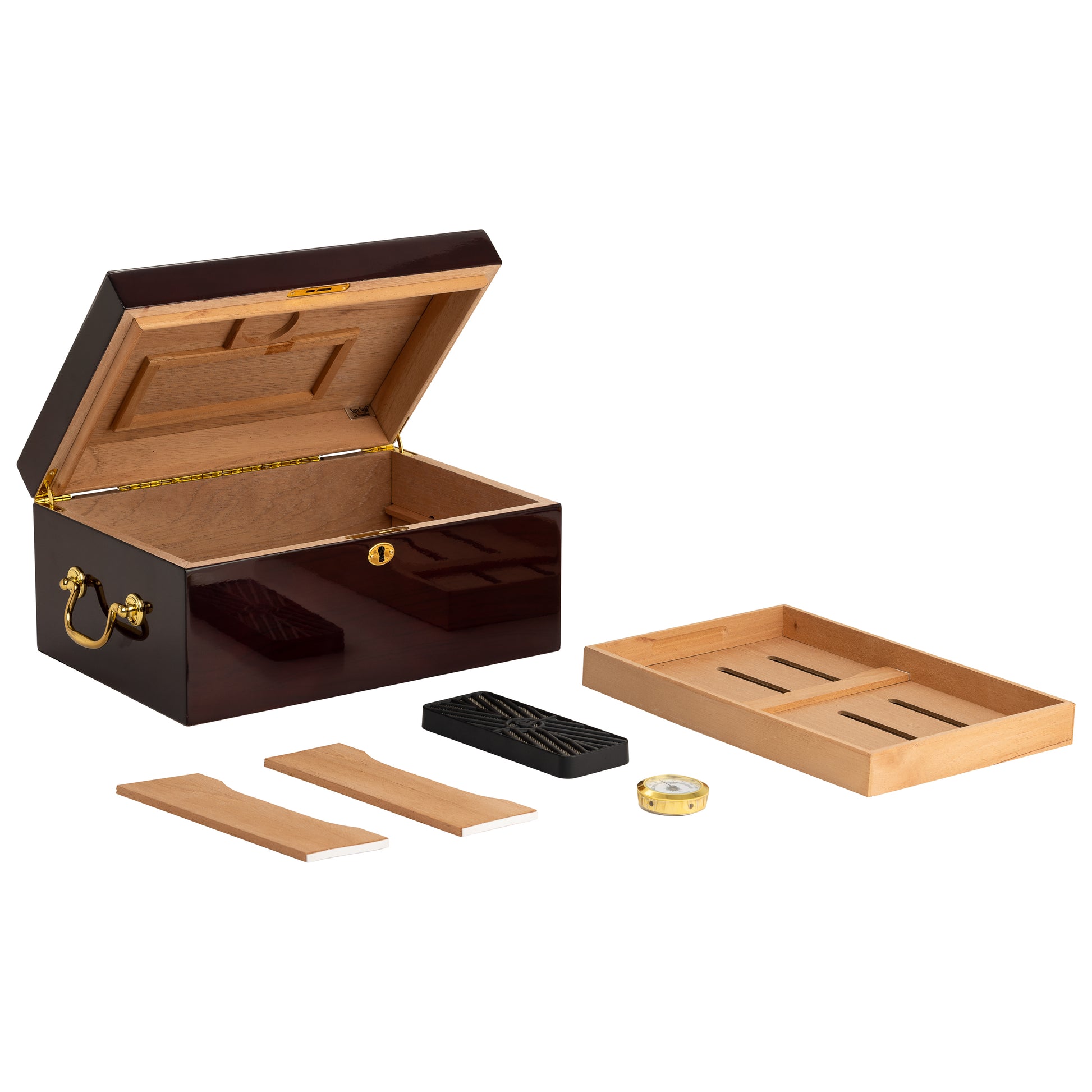 Open Display – Complete Humidor Set with Boveda Packs