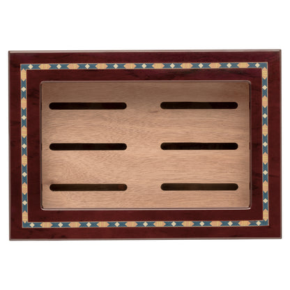 Interior View – Cedar Tray with Divider and Boveda Packs