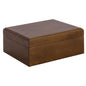 Rawhide Desktop Humidor – Closed Exterior with Crackle Finish