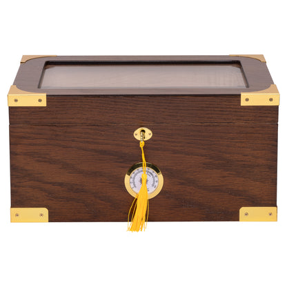 Open Lid – Spanish Cedar Tray and Adjustable Dividers