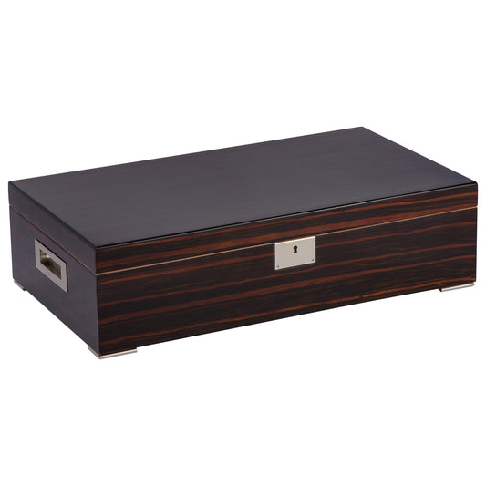 Top View – Valentino Humidor with Cigars and Accessories