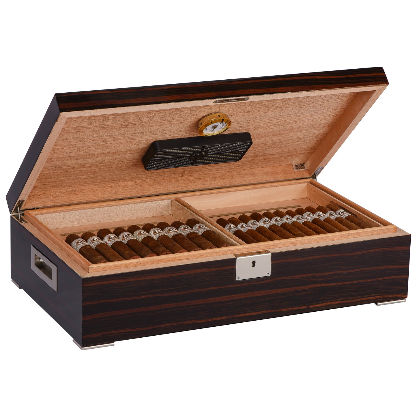 Open Humidor – Large Capacity with Elegant Lacquer Exterior
