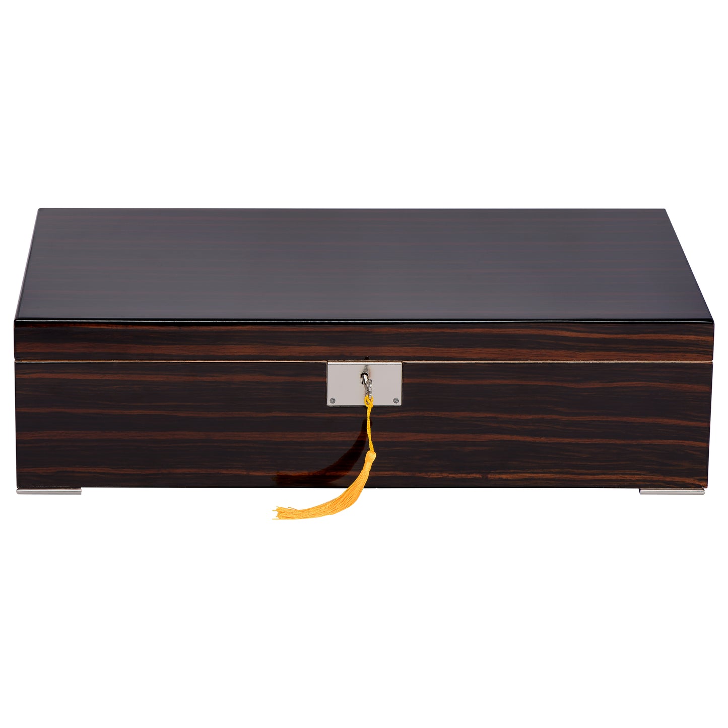 Valentino High Lacquer Humidor – Closed Box with Brass Lock