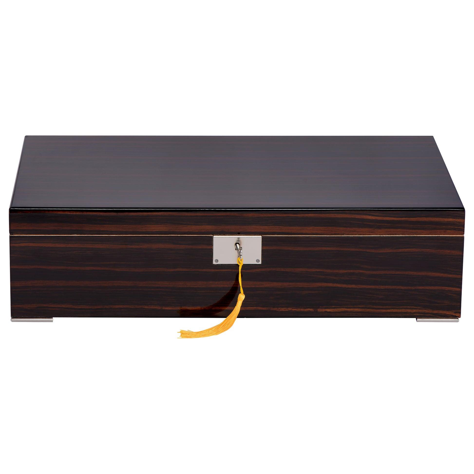 Valentino High Lacquer Humidor – Closed Box with Brass Lock