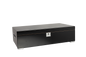 Valentino Noir Humidor – Closed View with Black Lacquer Finish