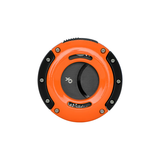 Xikar XO Cutter – Front View in Orange and Black