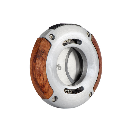 Xikar XO Cutter – Redwood Inlay with Stainless Steel Finish