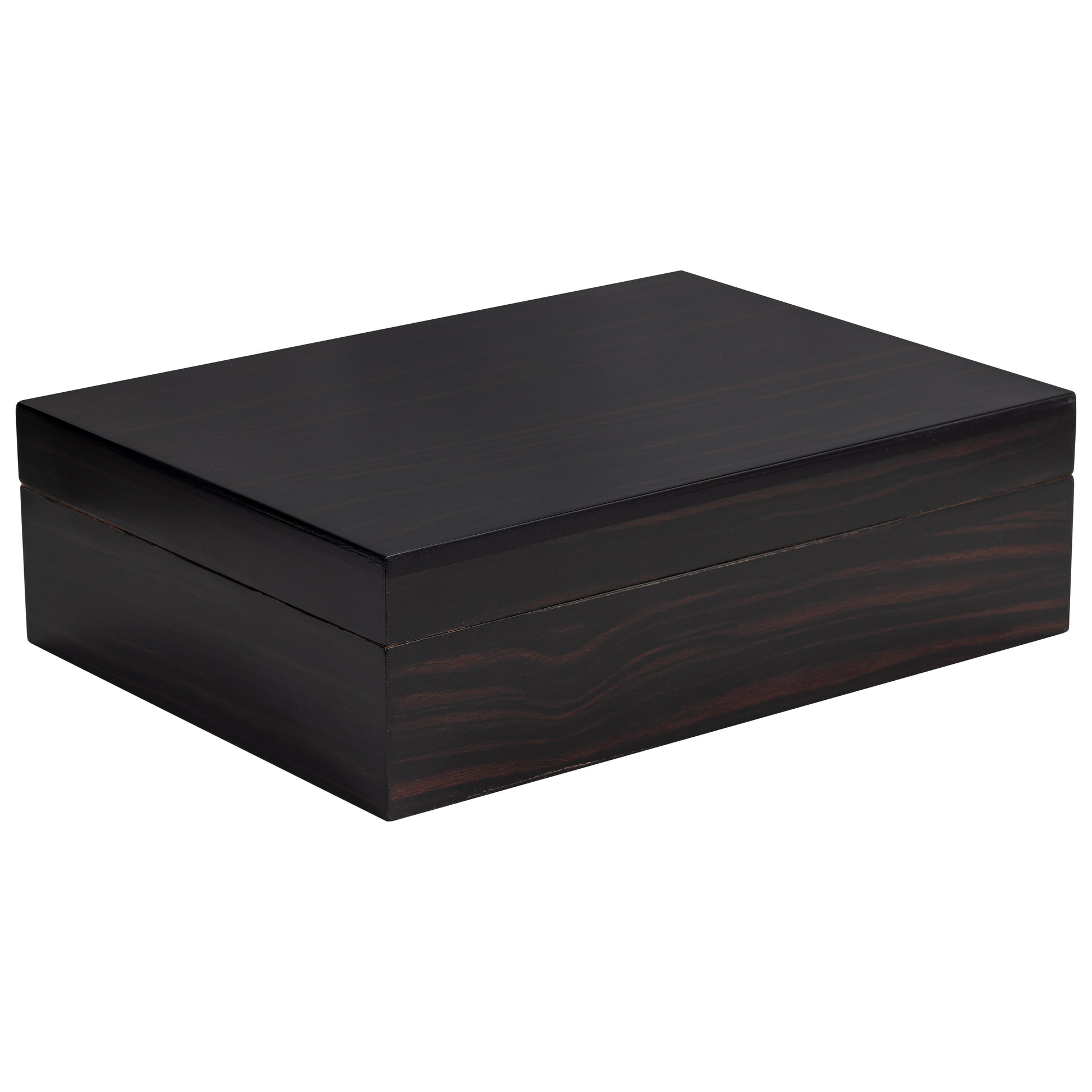 Humidor Supreme Zebra – Closed Exterior with Sleek Finish
