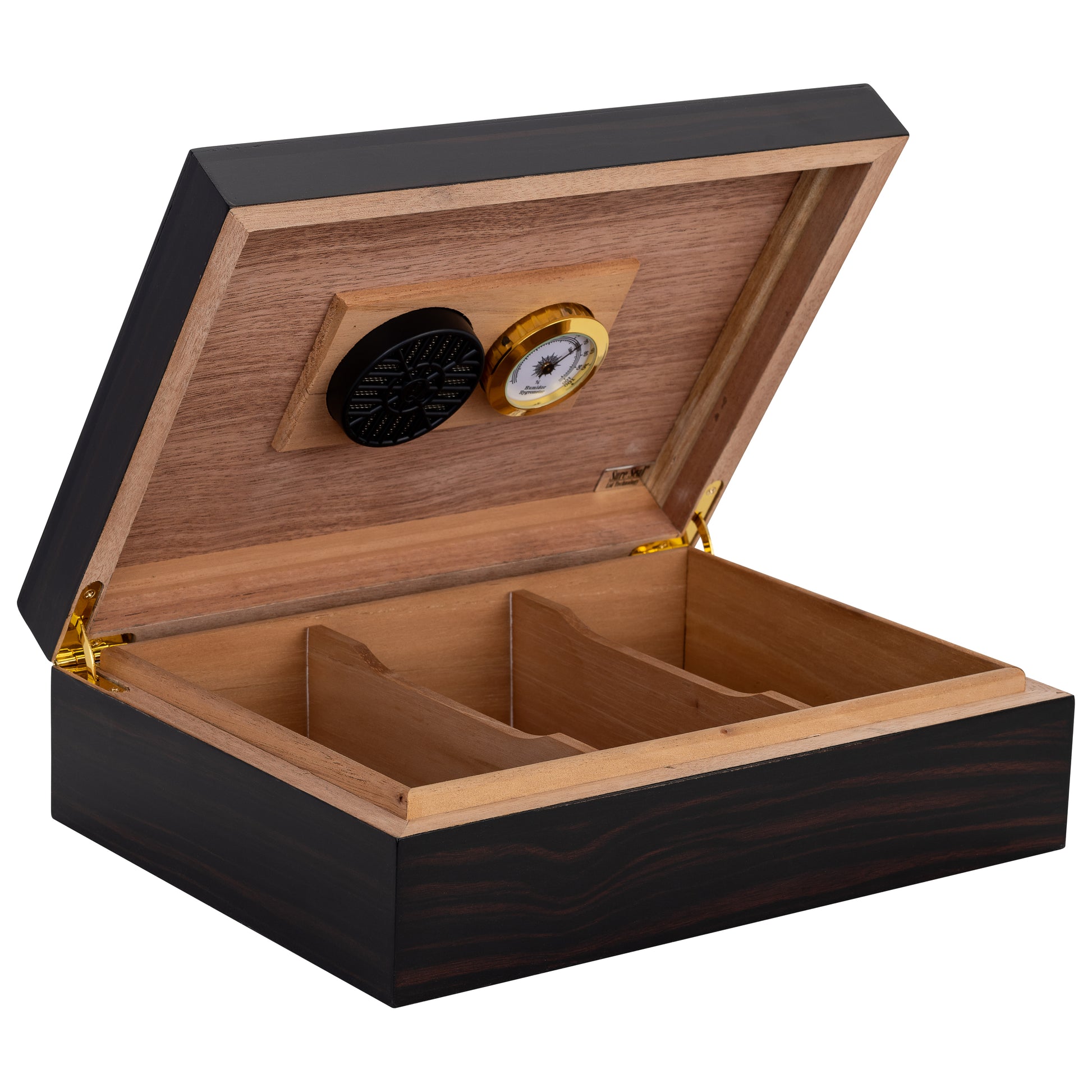 Zebra Humidor – Spanish Cedar Interior with Divider