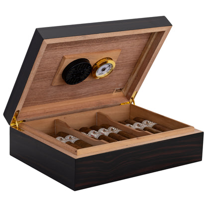 Zebra Humidor – Spanish Cedar Interior with Divider