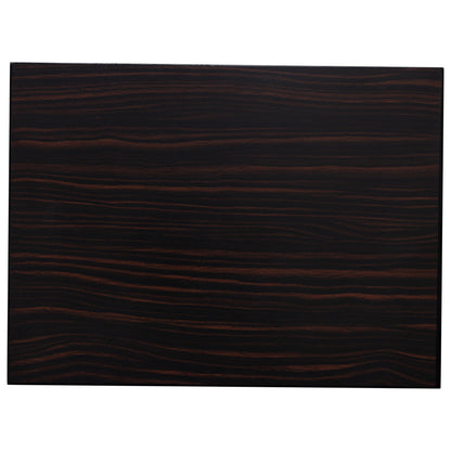 Black Woodgrain Zebra Humidor Finish