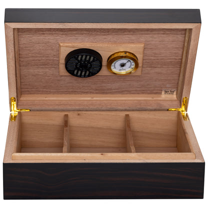 Open Angle – 50 to 100 Cigar Storage with Boveda Packs